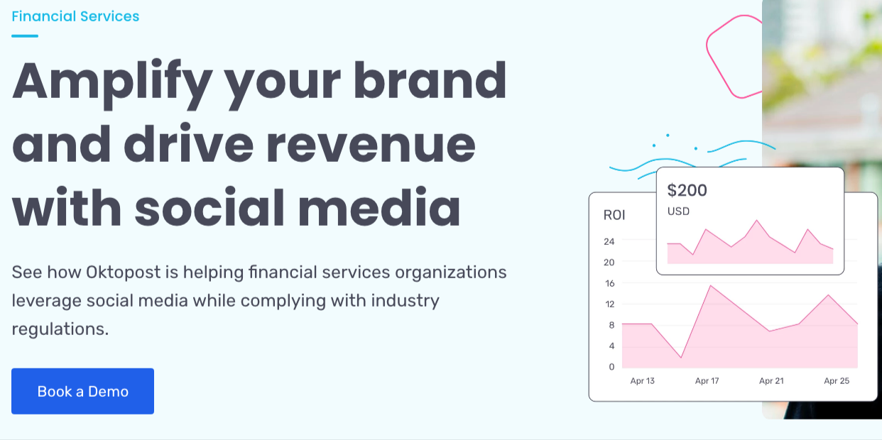 Enhance Social Media Compliance for B2B finance with Oktopost