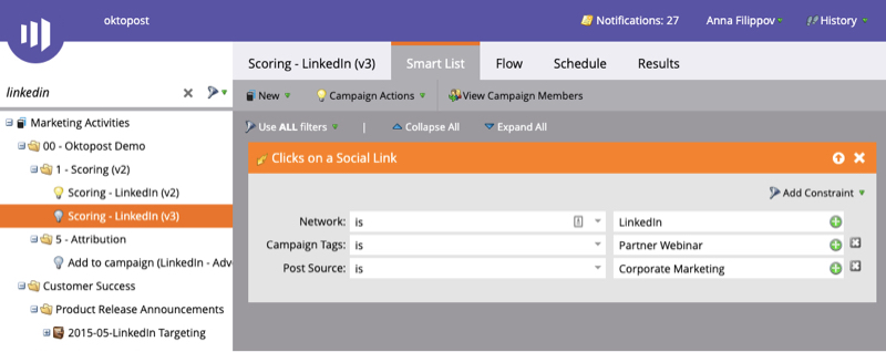 Oktopost-Marketo integration