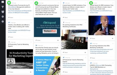 Pre-approved posts created by