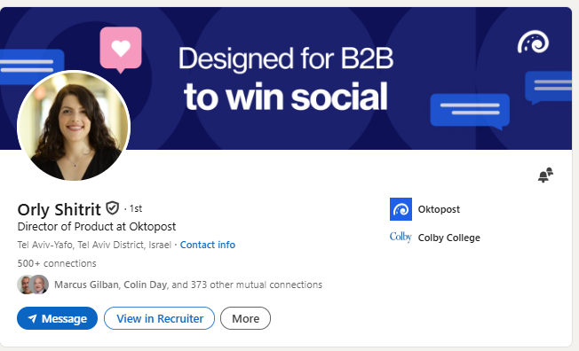 Improve your linkedin profile - Orly Shitrit