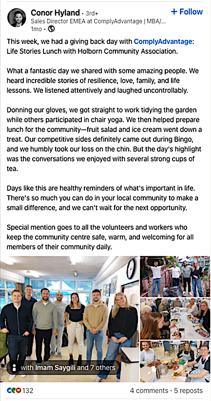 Examples of employee-generated content that works