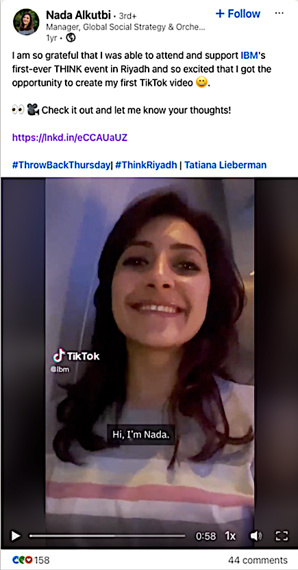 Examples of employee-generated content that works