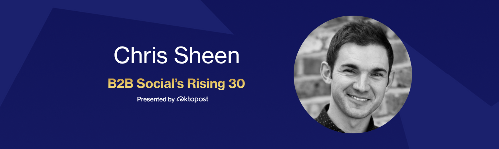 Chris Sheen named as one of Oktopost's B2B Social's Rising 30