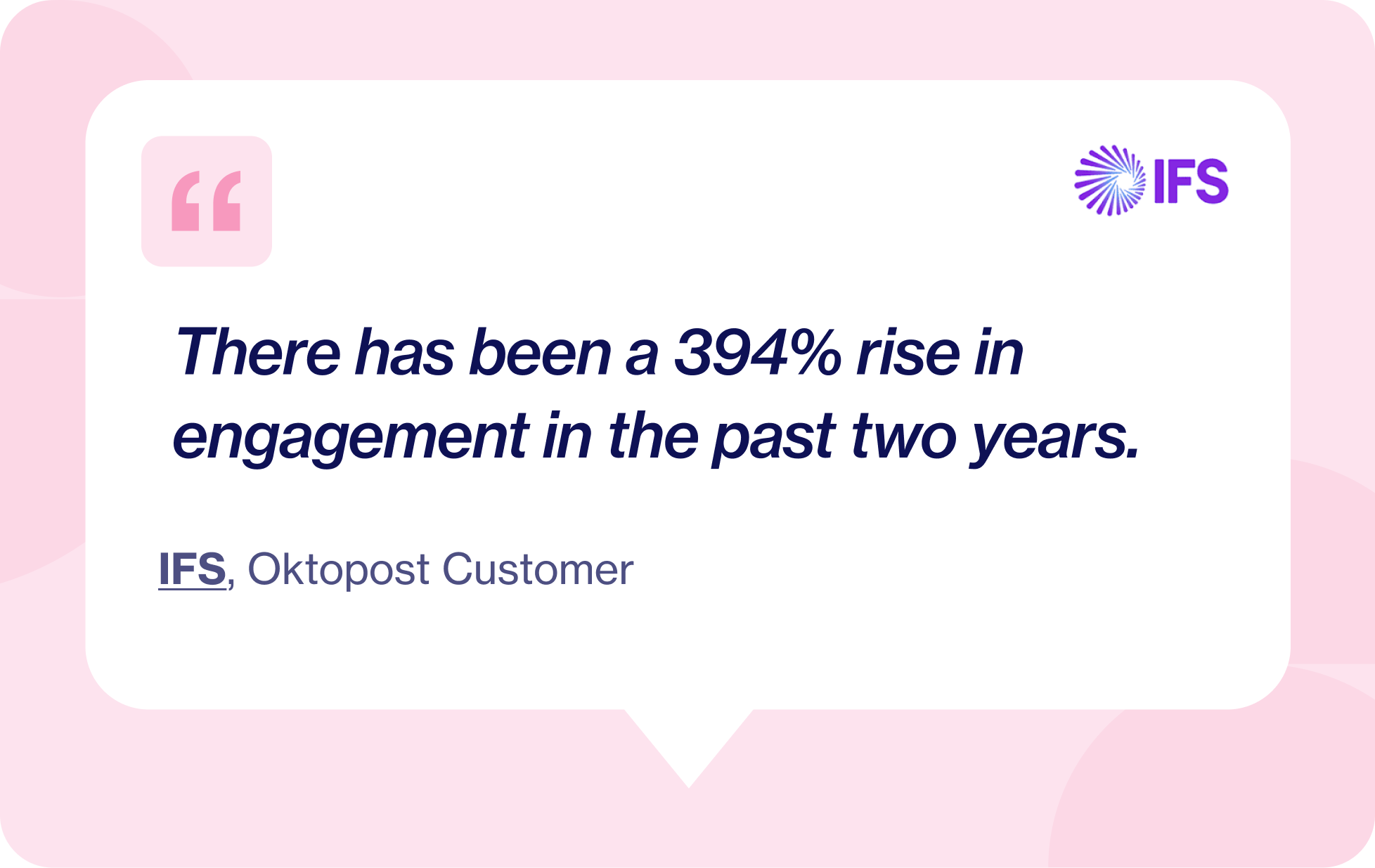 IFS quote about engagement