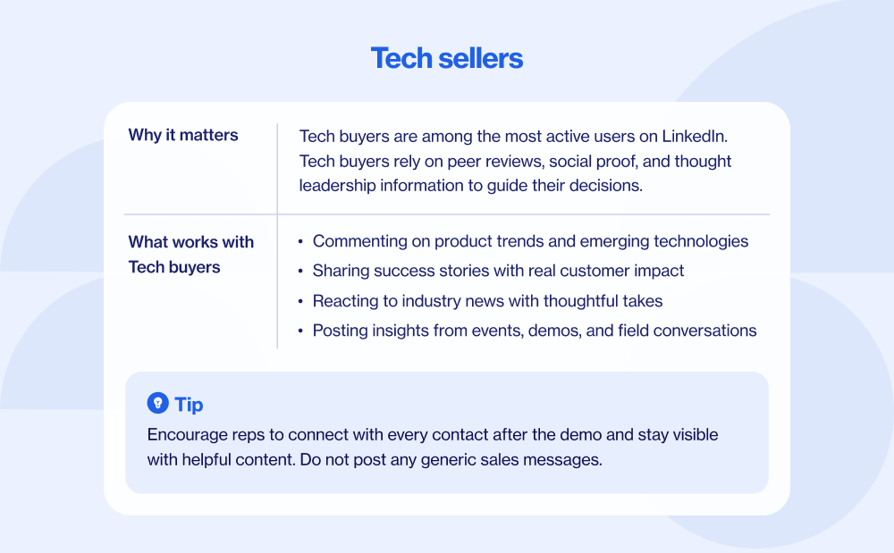 Tech Sellers