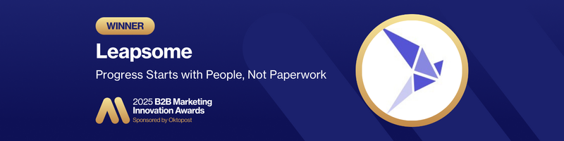 2025 B2B Marketing Innovation Award Winner Leapsome