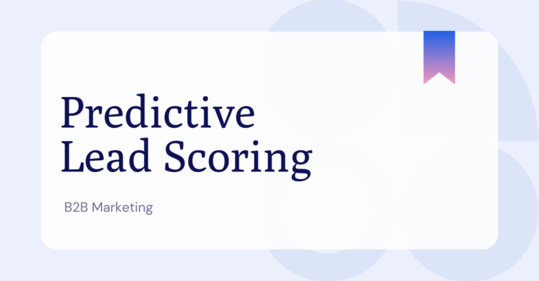 What is Predictive Lead Scoring?
