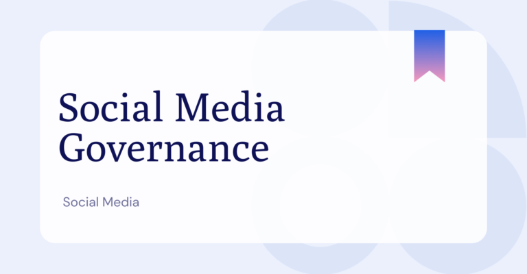 What is Social Media Governance