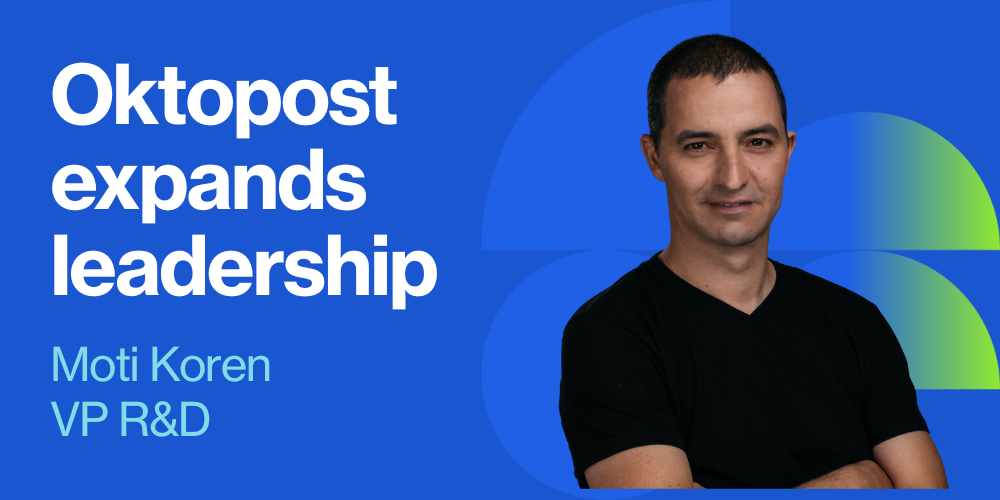 Moti R Moti Koren Joins Oktopost as VP of R&D for B2B AI Innovation