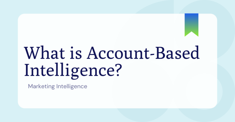 What is Account-Based Intelligence