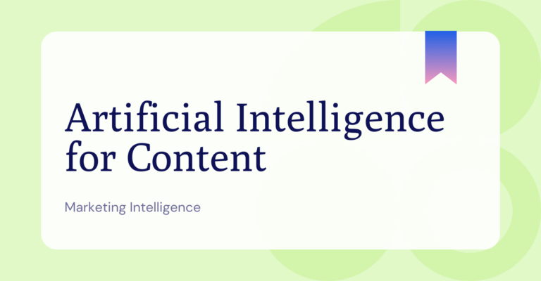 Artificial intelligence for content glossary page