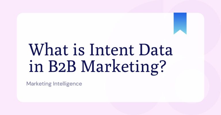 Intent data