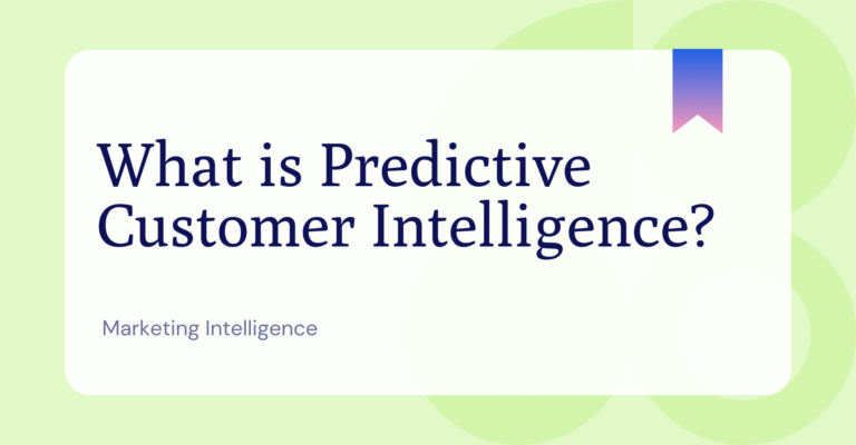 Predictive customer intelligence