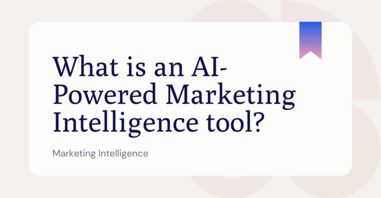 AI-powered marketing intelligence tool