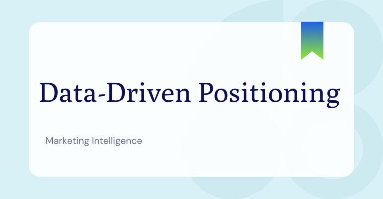Data driven positioning glossary page