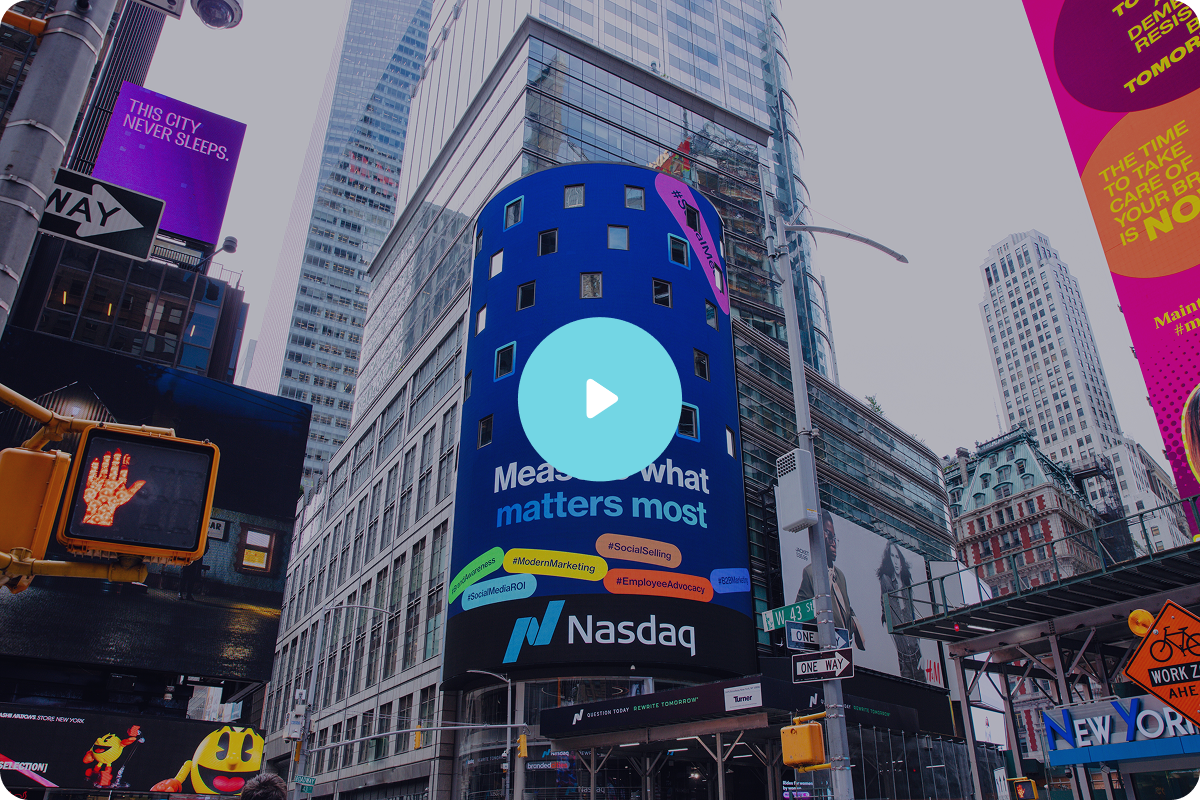 Oktopost B2B social media video: measuring brand awareness, lead generation, and employee advocacy.