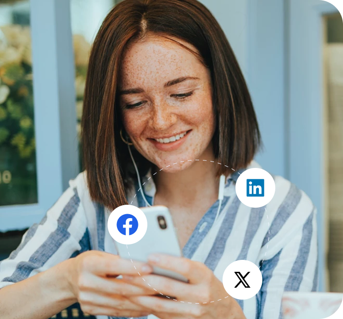 Connecting B2B social media users across platforms for engagement and employee advocacy.