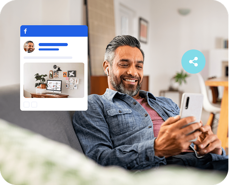 Financial advisor using Oktopost social media solutions to share content, building client relationships.