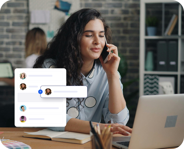 Managing social media interactions on desktop to boost B2B engagement and brand awareness for business services.