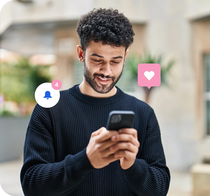 Real-time social media notifications for tracking conversations, analyzing sentiment, and monitoring trends.
