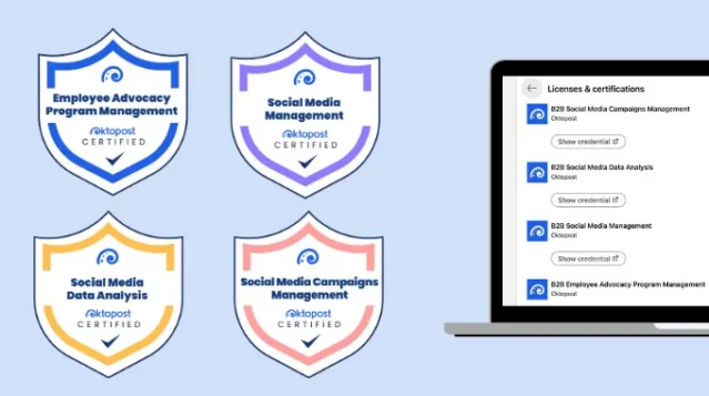 Drive measurable results through social media: Oktopost launches new certifications visual guide