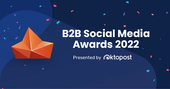 Announcing the winners of the B2B social media awards 2022! visual guide