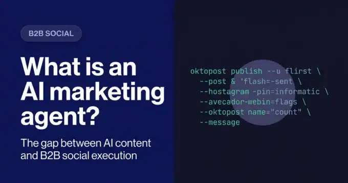 Most AI marketing agents don’t fail in B2B. They just stop too early. visual guide