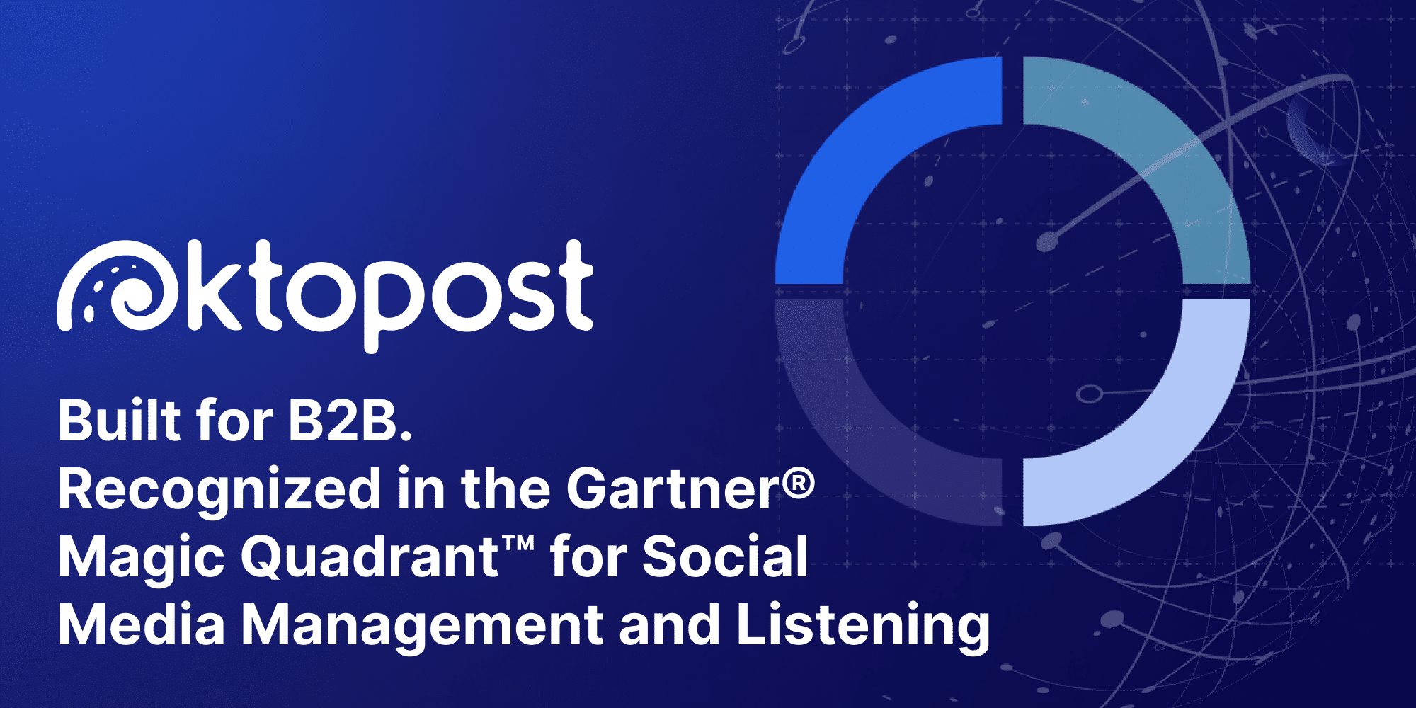 Oktopost Named in the 2026 Gartner® Magic Quadrant™ for Social Media Management and Listening
