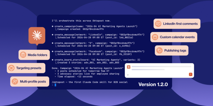 Oktopost Claude Plugin Update: It Just Got a Lot More Capable