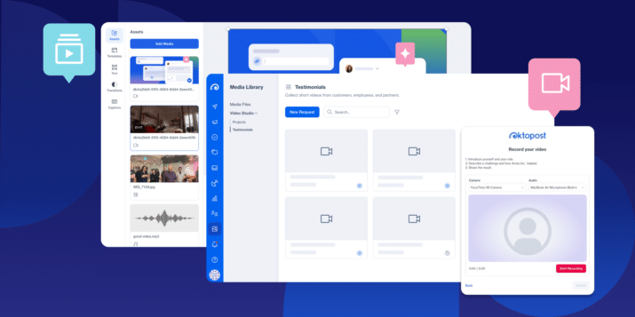 Discover Oktopost’s New Testimonials in Video Studio